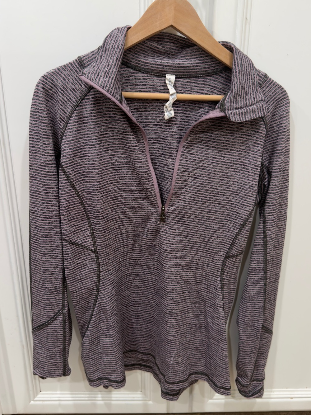 lululemon athletica Heathered Lavender Half-Zip Pullover